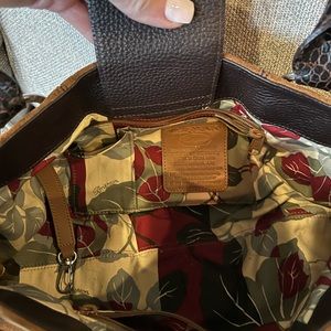 Brighton suede handbag and wallet